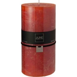 NC Bougie Cylindrique Déco junina 20cm Orange