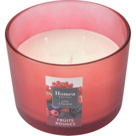 NC Bougie Verrine Parfumée essentiel Ii 11cm Fruits Rouges