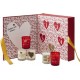 Coffret 5 Bougies Parfumées amour 50g Blanc & Rouge