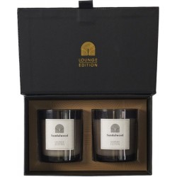 NC Coffret 2 Bougies Parfumées lounge 8cm Bois De Santal