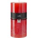 NC Bougie Cylindrique Déco junina 20cm Rouge