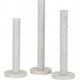 Lot De 3 Bougeoirs En Marbre bali 40cm Blanc