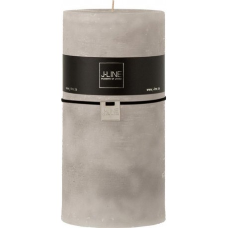 Clair Bougie Cylindrique Déco junina 20cm Gris Clair