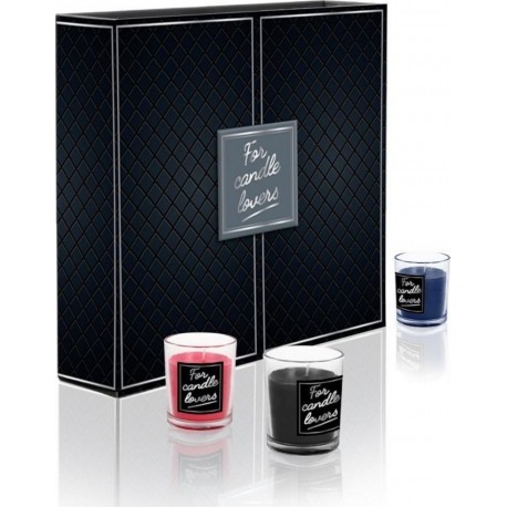 NC Paris Prix Coffret 12 Bougies Parfumées lovers 30g Bleu