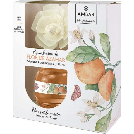 NC Désodorisant Diffuseur ambar Fleur D'eau Frais Fleur D'oranger 60ml