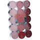 NC Magic Lights 8030650151151 Bougie En Cire Rond Fruité Rouge 30 Pièce(s)