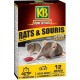 Kb Home Defense Rat Souris Pâte 12x10g