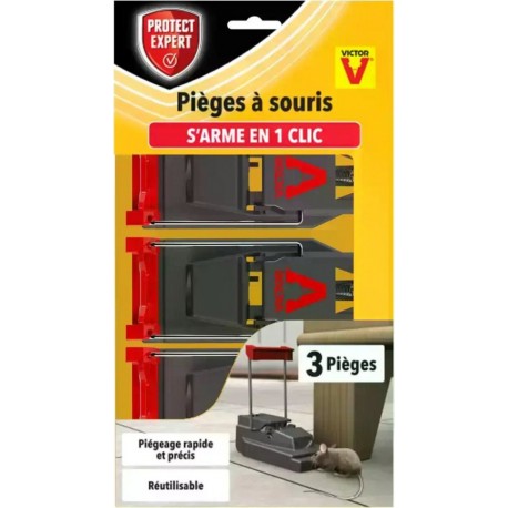 NC Lot De 3 Tapettes À Souris En Plastique Rapide Et Précis