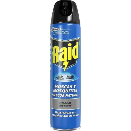 Raid Insecticide Mouches Moustiques Frais (600 Ml)