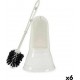 Brosse De Salle De Wc Blanc Noir Pvc Polypropylène 16 X 36,2 X 16 Cm (6 Unités)