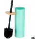 NC Brosse De Salle De Wc Menthe Métal Bambou Plastique 9,5 X 27 X 9,5 Cm (6 Unités)