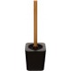 NC Brosse Wc bambou Noir 38cm Noir