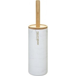 Brosse Wc En Bambou léa 38cm Blanc