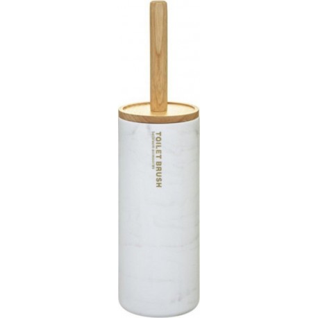 Brosse Wc En Bambou léa 38cm Blanc