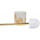 Brosse Wc Imprimée orbella 40cm Blanc