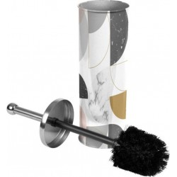 NC Brosse Wc Imprimée geomarbre 37cm Multicolore