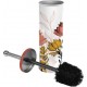 NC Brosse Wc Imprimée amelina 37cm Multicolore