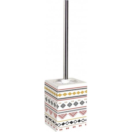 Brosse Wc Imprimée esteban 41cm Blanc