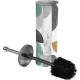 NC Brosse Wc Imprimée geomarbre 37cm Bleu