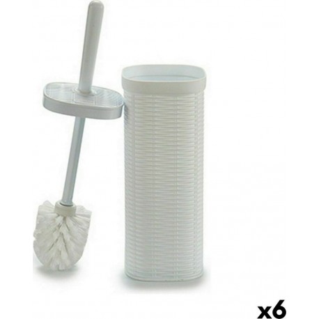 Brosse De Salle De Wc Stefanplast Elegance Blanc Plastique 11,5 X 40,5 X 11,5 Cm (6 Unités)