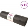 NC Sacs Poubelles Avec Cordons 150 Pcs Noir 240L Vidaxl