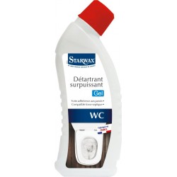 Détartrant Gel Surpuissant Wc Starwax 0.75L les 3 bouteilles de 750ml