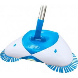 Balai À Brosses Rotatives Venteo Hurricane Spin Broom™ Bleu Et Blanc l'unité de 1Kg