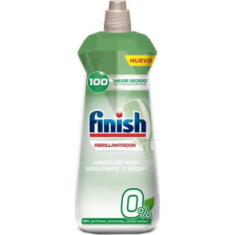 Finish 0% Agent De Rinçage Pour Lave-vaisselle 400ml