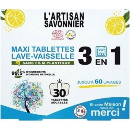 Tablette Lave-vaisselle Concentré Au Citron Et À La Verveine