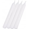 Lot De 4 Bougies Chandelier Blanc
