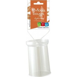 NC Moule À Bougie Plastique Cylindre H 7,5 Cm