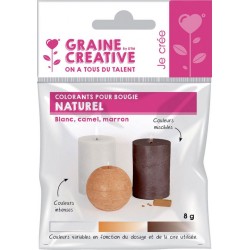 NC 3 Colorants Solides Pour Bougies Naturel