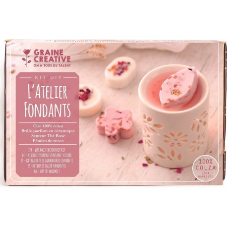 NC Kit Diy L'atelier Fondant À Bougies Fleuries