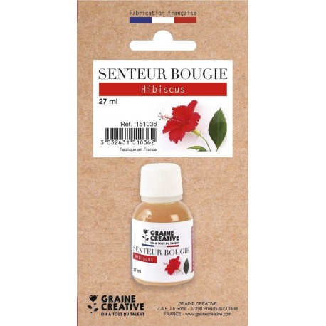 NC Parfum Pour Bougies 27 Ml Senteur Hibiscus