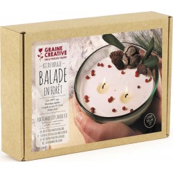 NC Coffret Diy Bougie Balade En Forêt