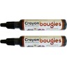 NC 2 Crayons Cire Liquide Pour Bougie Noir