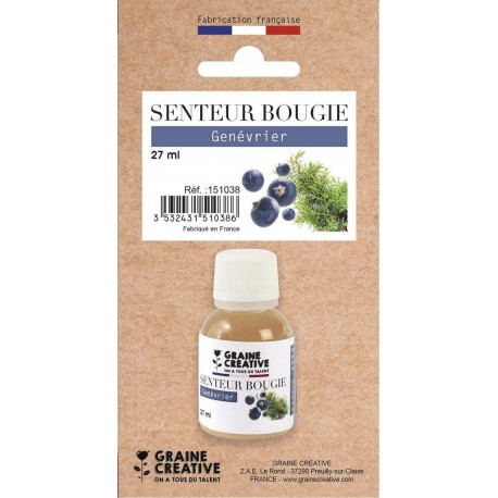 NC Parfum Pour Bougies 27 Ml Senteur Genévrier