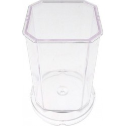 NC Moule À Bougie Plastique Carré H 7,5 Cm