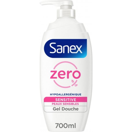 SANEX Gel Douche Zéro Sensitive Pompe 700ml