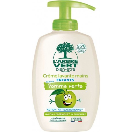 ARBRE VERT BIEN ETRE Savon Liquide Enfants Anti Batérien à la Pomme Verte L'ARBRE VERT BIEN-ETRE 300ml