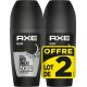 AXE Déodorant Anti-Transpirant Black les 2 sticks de 50ml