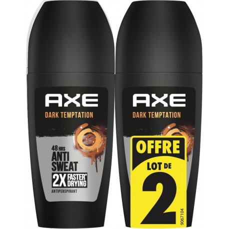 AXE Déodorant Anti-Transpirant Dark Temptation les 2 sticks de 50ml