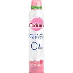 CADUM Déodorant Argil Protect Fraîcheur Pivoine 48H 200ml