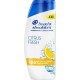 HEAD SHOULDERS Shampooing Citron Fresh Anti-Pellicullaire HEAD & SHOULDERS 625ml