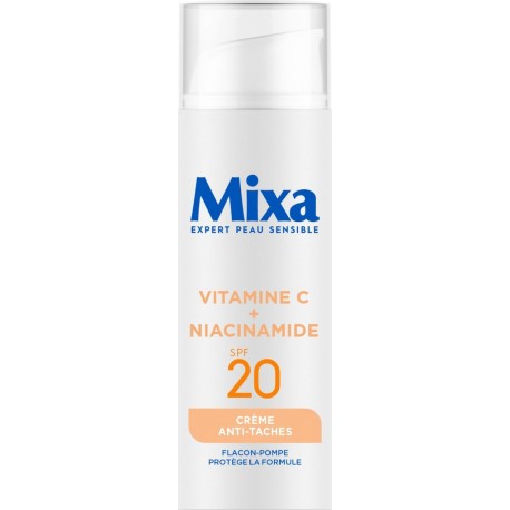 MIXA Soin Corps Crème Anti-Tâches à a Vitamine C et Niacinamide SPF20 50ml