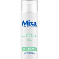 MIXA Soin Corps Gelée Matifiante Anti-Imperfections à l'Acide Salicylique et Aha 50ml