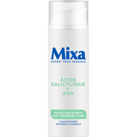 MIXA Soin Corps Gelée Matifiante Anti-Imperfections à l'Acide Salicylique et Aha 50ml