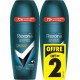 REXONA Déodorant Invisible Anti-Marque Ice Fresh Advanced Protection MEN les 2 sticks de 50ml