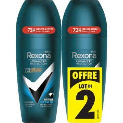 REXONA Déodorant Invisible Anti-Marque Ice Fresh Advanced Protection MEN les 2 sticks de 50ml