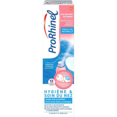 PRORHINEL Spray Nasal Bébé et Enfant à l'Eau de Mer 100ml